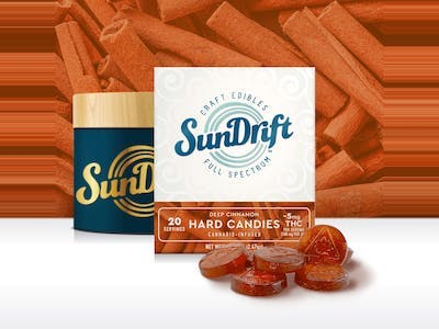 Sundrift Cinnamon Hard Candies | Sundrift | 100mg | Elevated Roots ...