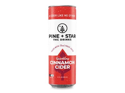 Pine + Star Sparkling Cinnamon Cider | Pine + Star | 5mg | Elevated ...