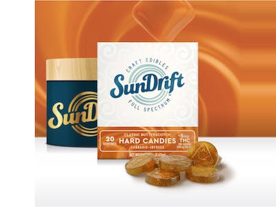 Sundrift Butterscotch Hard Candies | Sundrift | - 100mg | Elevated ...