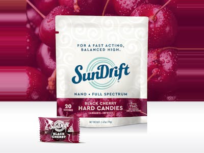 SunDrift Black Cherry Hard Candies | Sundrift | - 100mg | Elevated ...