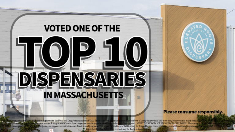 Named a TOP TEN DISPENSARY in MA