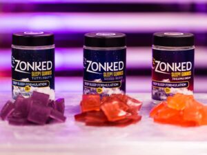 Zzzonked Sleepy Gummies available at Elevated Roots, Massachusetts